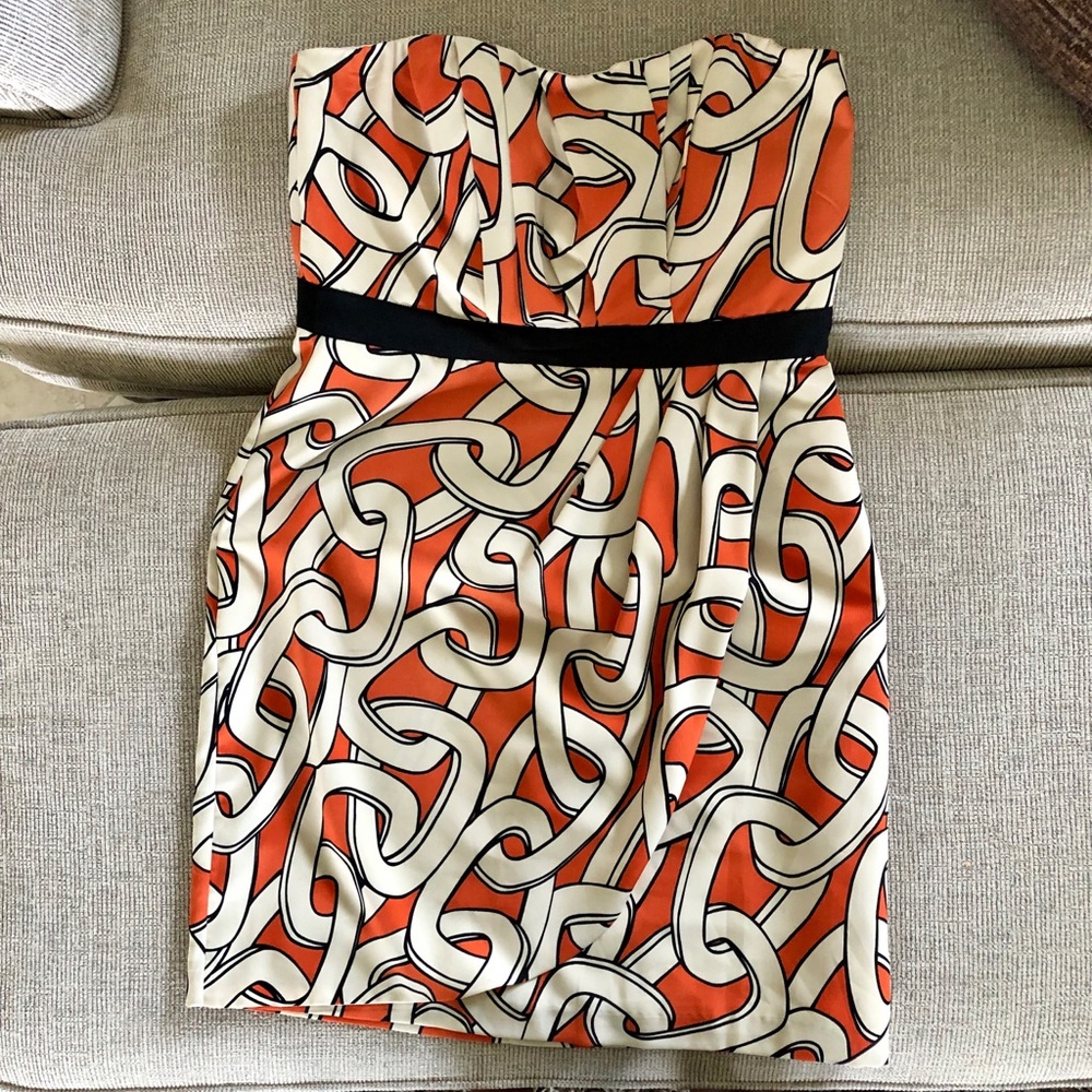 The Limited Strapless Roughed Dress